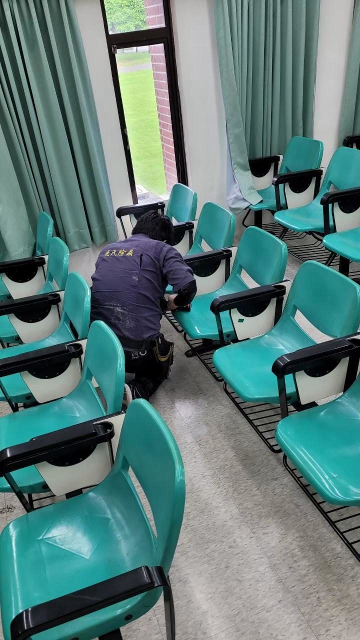 屏科大：處理教室座椅區